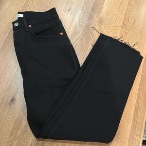 nwt - Re/Done Black 70’s Stove Pipe - Size 26